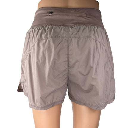 Madewell Women's Purple High Waisted Yoga Workout Running Athletic Shorts Size S