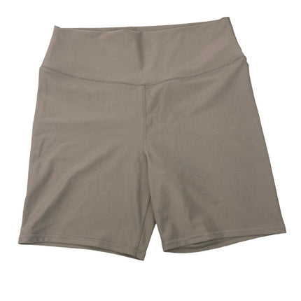 YPB Your Personal Best Taupe Gray Pull On High Rise Stretch Bike Short Size XL