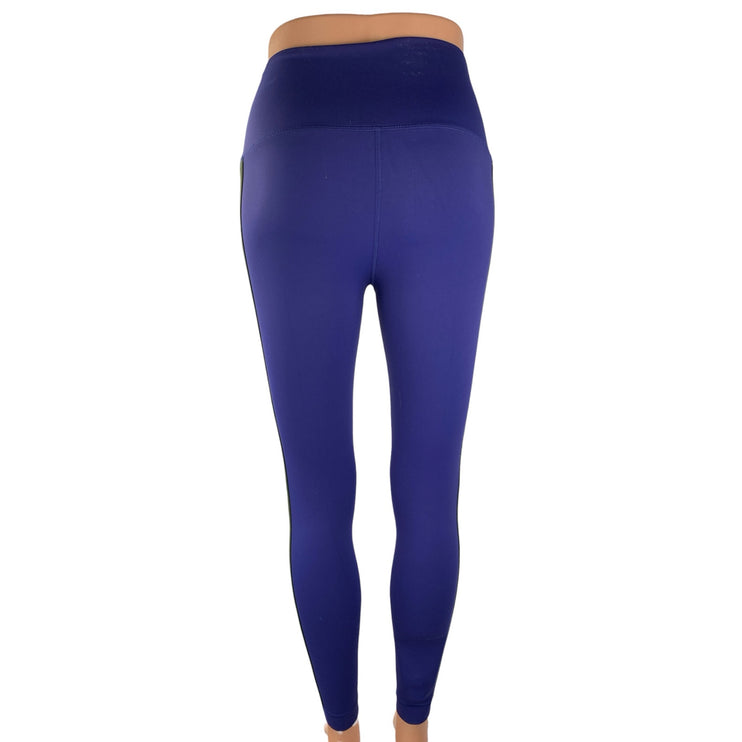 Set Active Women's Purple High Rise Skinny Athletic Activewear Leggings Pants S