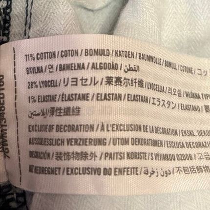 Abercrombie & Fitch Blue High Waist Straight Belted Paperbag Denim Jeans Pants 4