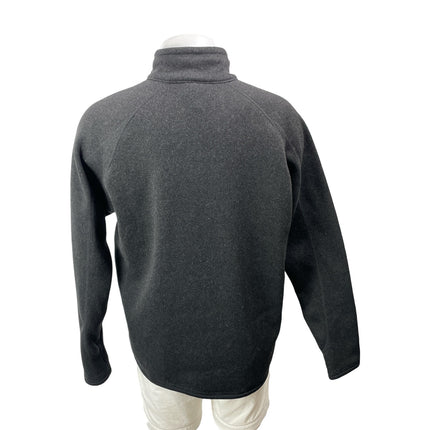 Patagonia Better Men Black Fleece Long Sleeve High Neck Sweatshirt Sweater Top L