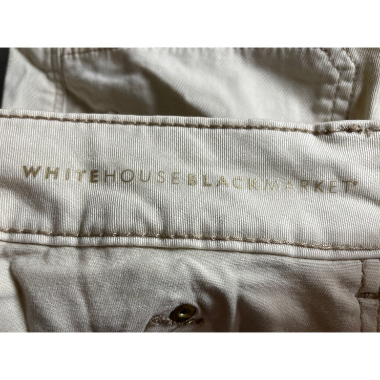 White House Black Market The Pret A Play Beige Outdoor Hiking Cargo Shorts Sz 4