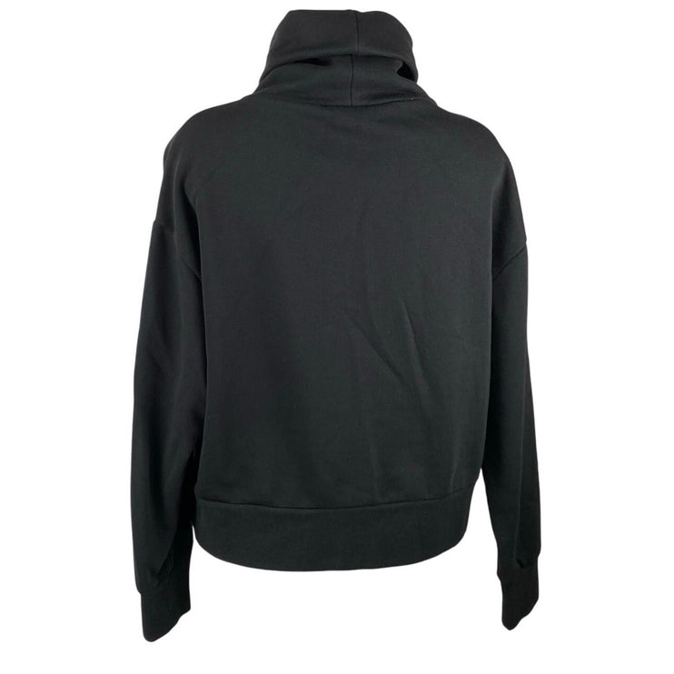 Zara Women's Black Turtleneck Long Sleeve Pullover Sweatshirt Sweater Top Size L