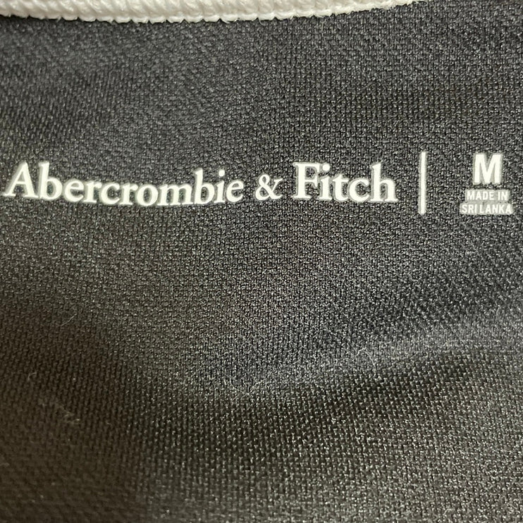 Abercrombie & Fitch Black Ribbed Wide Strap Underwire Cami Bikini Swimwear Set M