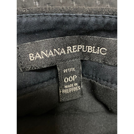 Banana Republic Women's Black Textured High Waisted A Line Mini Skirt Size 0