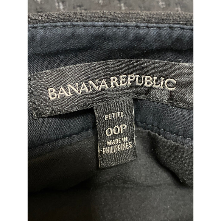 Banana Republic Women's Black Textured High Waisted A Line Mini Skirt Size 0