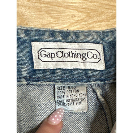 Gap Women's Blue High Waisted Pleated Baggy Tapered Leg Denim Jeans Pants 9/10