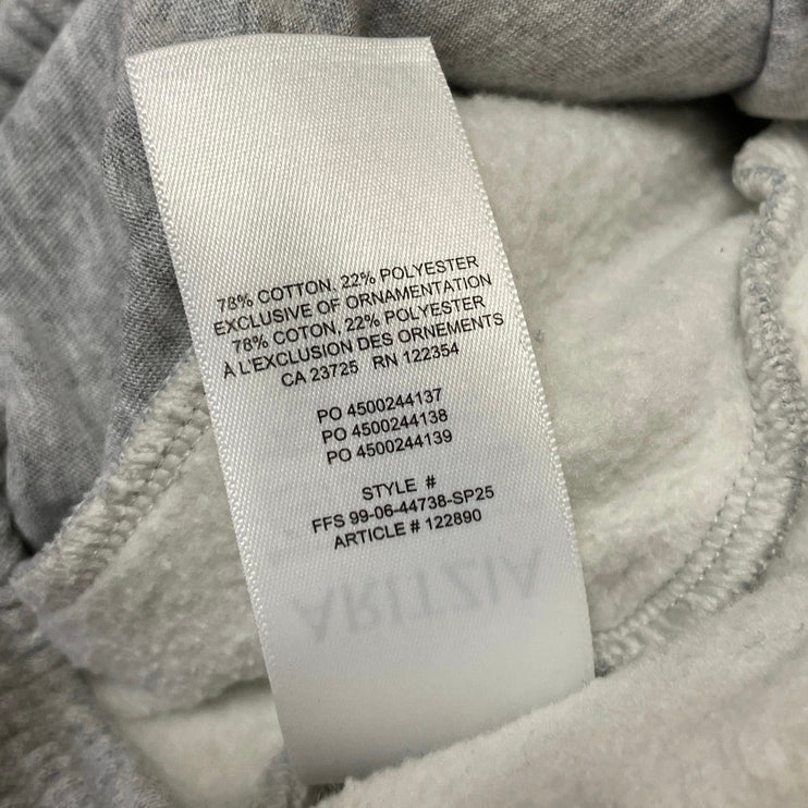 Aritzia Sweatfleece Cozy Fleece Women's Gray Wide Leg Lounge Sweat Pants Size M