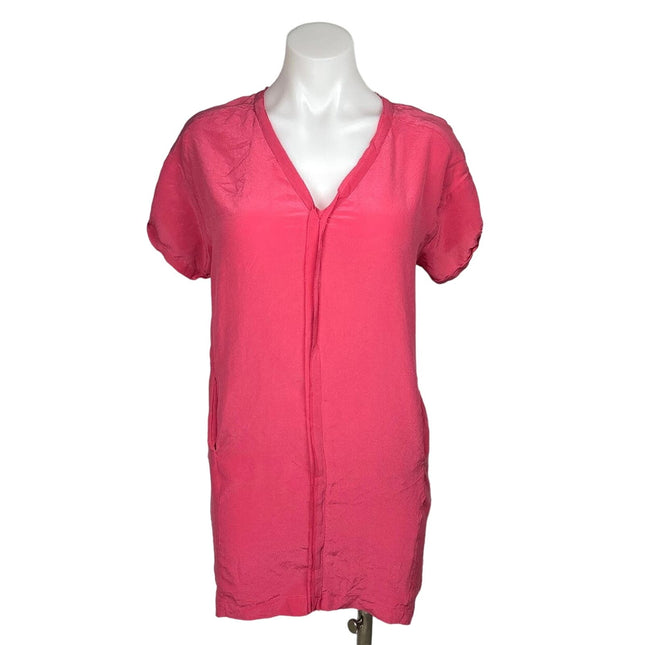 maje pink shirt dress Pink tailored dress Pink For Women