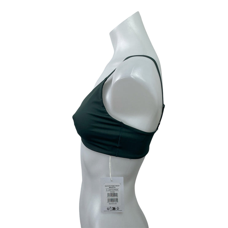 Gymshark Elevate Twist Front Green & Tan Bundle Lot of 2 Sports Bra Tank Top S