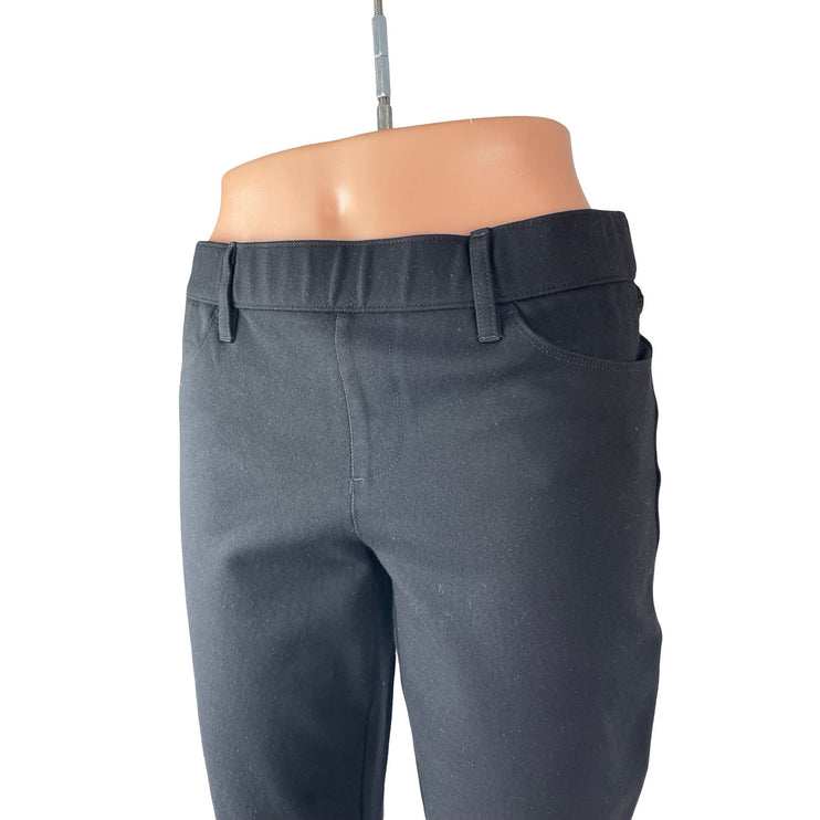 J.Crew Gigi Women's Black Mid Rise Elastic Waist Skinny Trousers Dress Pants 4
