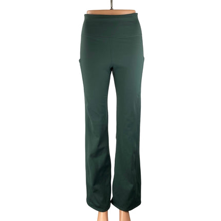 Fabletics Women's Green High Rise Yoga Flared Workout Athletic Leggings Pants 26