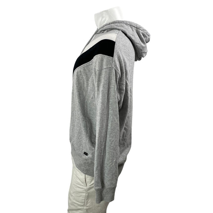 Marc New York Men's Gray Black Long Sleeve Hoodie Hooded Sweatshirt Top Size M