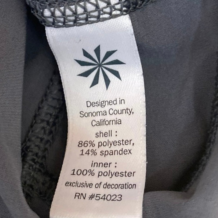 Athleta Women's Gray Mid Rise Activewear Fitness Workout Running Shorts Size S