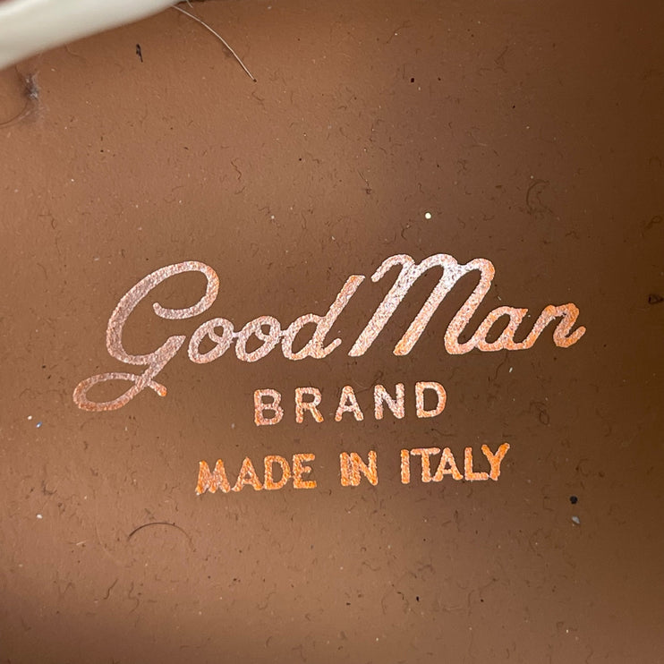 Good Man Men's White Leather Low Top Lace Up Athletic Sneakers Shoes Size 11