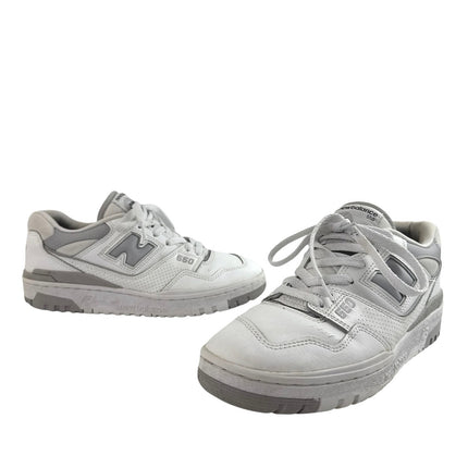 New Balance 550 Rain Cloud Men's White Gray Low Top Sneakers Shoes M-7 W-8.5