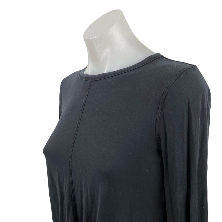 Lululemon Serene Saturday Women's Black Crew Neck Long Sleeve Tee T-Shirt Top 4