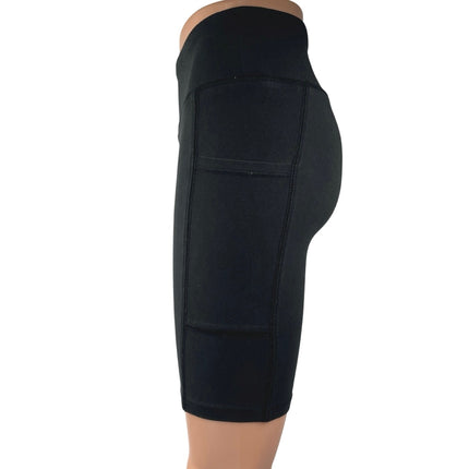 J.Crew Women's Black Stretch Yoga Workout Running Athletic Biker Shorts Size S