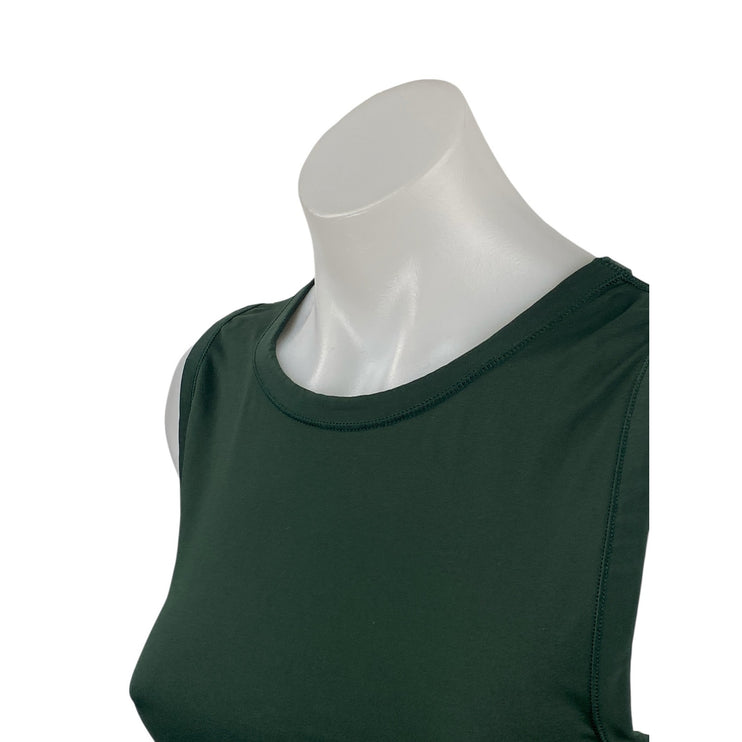 Aritzia Sunday Best Sinch Seamless Women's Green Sleeveless Crop Cami Tank Top M