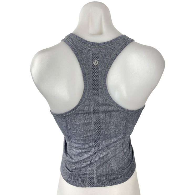 Lululemon Swiftly Tech Gray Racerback Yoga Gym Activewear Athletic Tank Top Sz 4