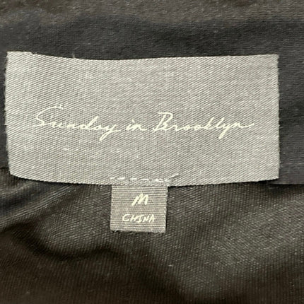 Sunday in Brooklyn Black Sleeveless Cami Camisole Button Down Tank Top Size M