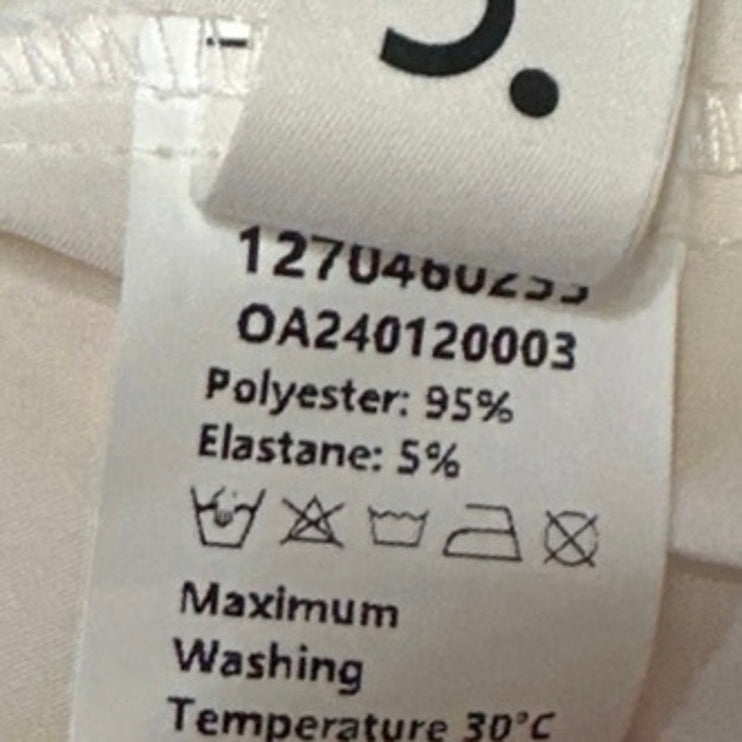 NEW Commense Black White Bandeau Tube Sleeveless Pleated A Line Mini Dress L