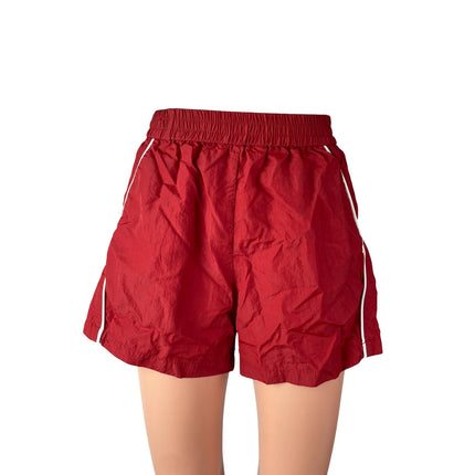 Cider Women's Red High Rise Yoga Running Workout Athletic Mini Shorts Size XS