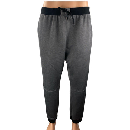 Tek Gear Men's Gray Drawstring Tapered Hiking Athletic Jogger Sweat Pants Size L