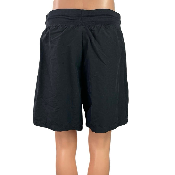 Nike Sportswear Black High Rise Drawstring Gym Athletic Activewear Shorts Size M