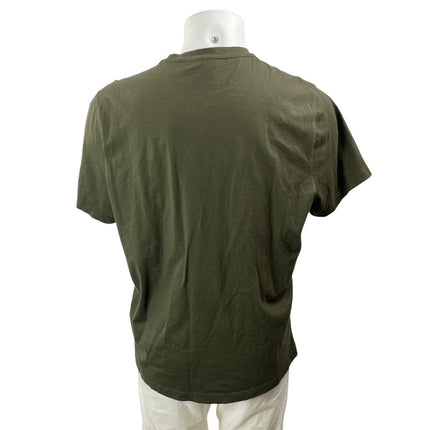 Michael Kors Men's Olive Green Short Sleeves Crew Neck Pullover  T-shirt Top XL