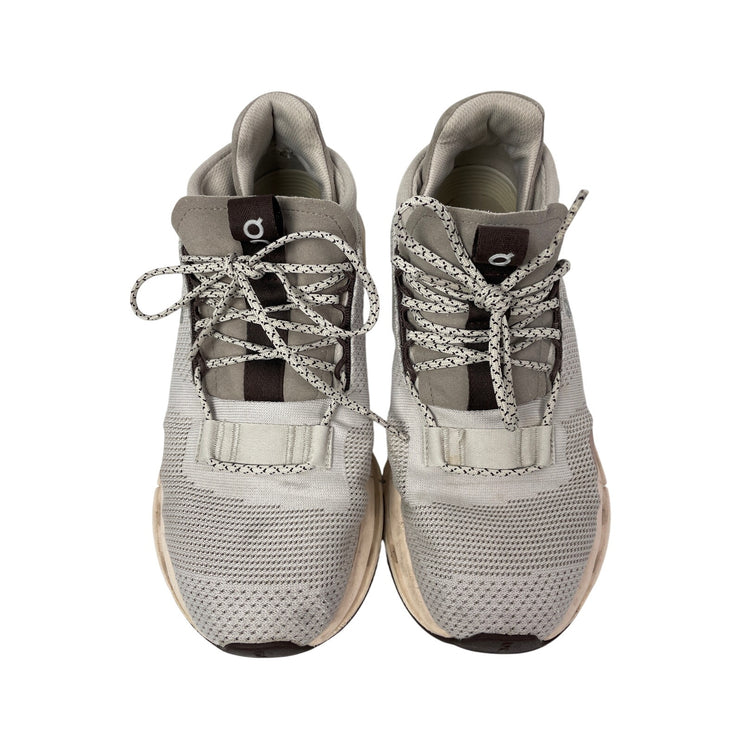 On Running Cloudnova Women's Gray Mesh Low Top Lace Up Athletic Sneakers Shoes 8