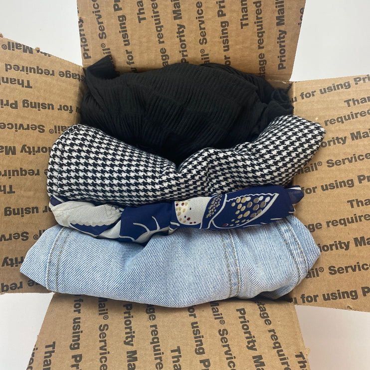 Old Navy Cotton On Women Multi Denim Ruffle Mini Skirt 4Pc Lot Set Size M/S/6/26