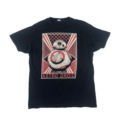 Star Wars Men’s The Force Awakens BB-8 Astro Droid Graphic Tee T-Shirt Top Sz L