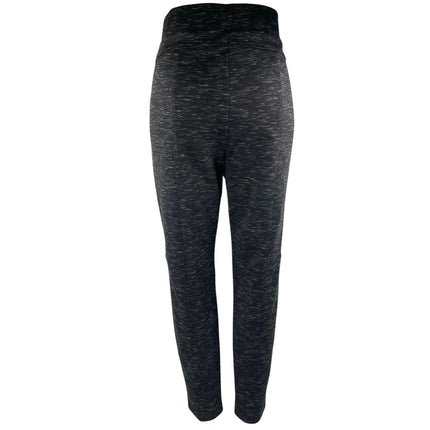 NEW Kenneth Cole Women's Black Charcoal High Waisted Pull On Leggings Pants Sz L