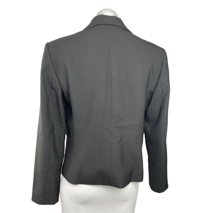 MNG Mango NWT Gray Double Breasted Long Sleeve Career Business Blazer Jacket L