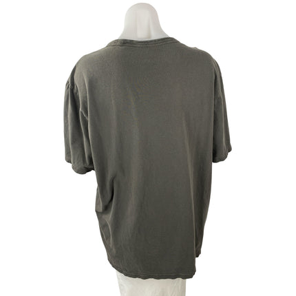 Madewell All Day Tee Oversized Gray Short Sleeve Crew Neck Boxy T-Shirt Top XL