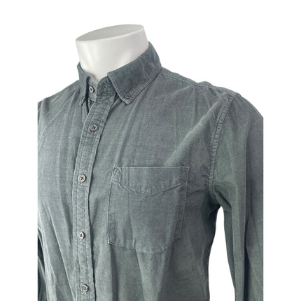 Banana Republic Men's Black Long Sleeve Slim Fit Button Down Shirt Top Size M