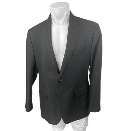 Banana Republic Reda Flexo Men's Black Wool One Button Blazer Coat Jacket Sz 42