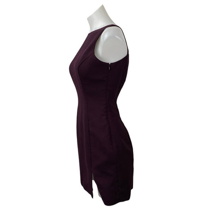 Amanda Uprichard Women's Purple Sleeveless Backless Mini Bodycon Sheath Dress M