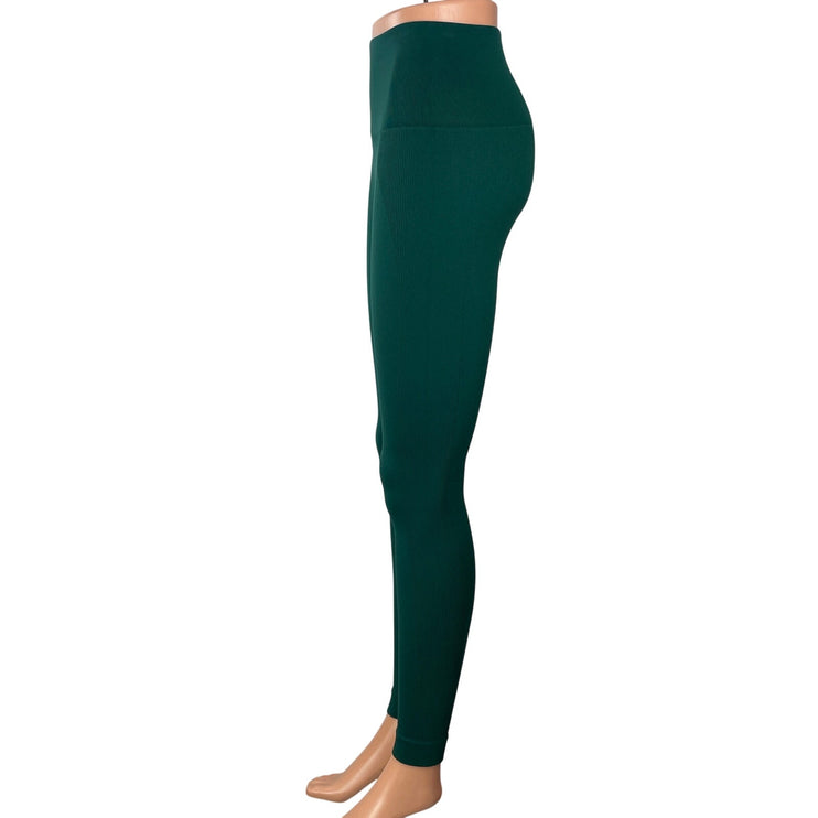 Set Active Women's Green High Rise Yoga Workout Athletic Leggings Pants Size S