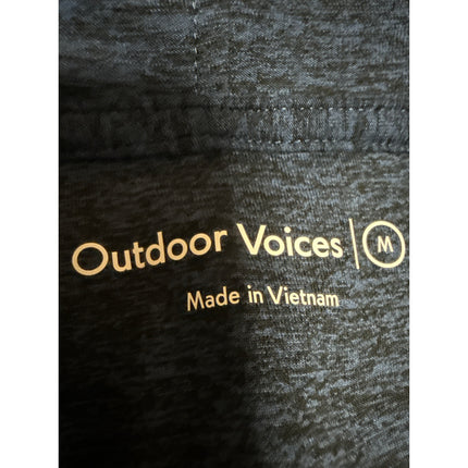Outdoor Voices Men's Blue Long Sleeve Hoodie Hooded Athletic Sweatshirt Top Sz M