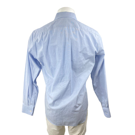 J.Crew Thompson Men's Blue Collared Long Sleeve Office Button Down Shirt Top M
