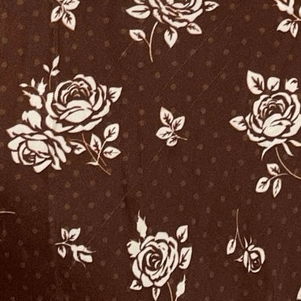 bl^nk Carilena Brown Floral One Shoulder Sleeveless Maxi Tank Sheath Dress Sz M