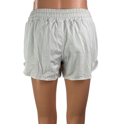 Lululemon Hotty Hot II Women's White Gym Workout Athletic Running Shorts 4 Tall