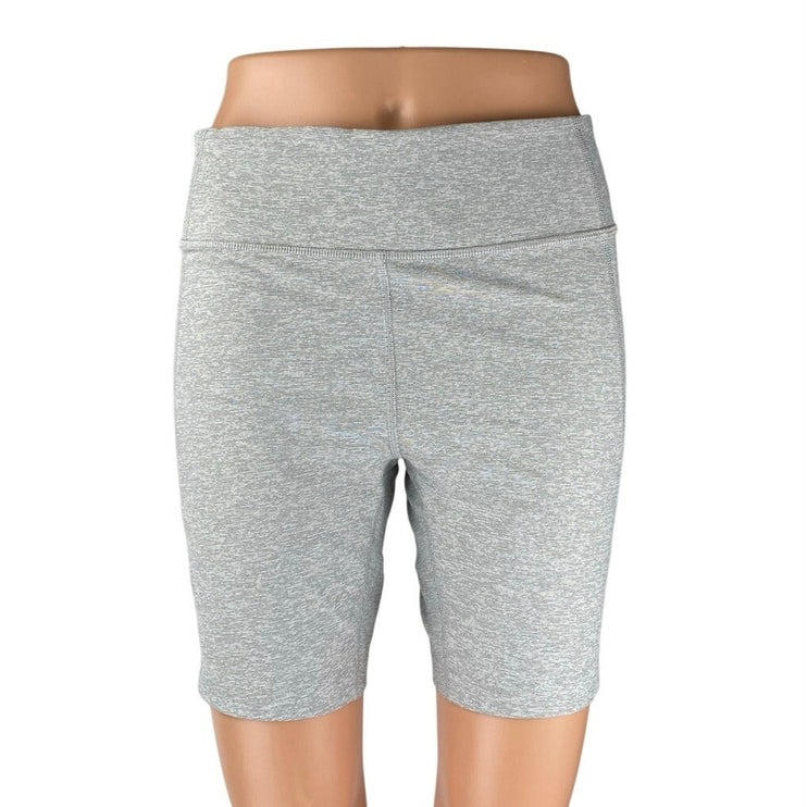 Outdoor Voices Women's Gray Mid Rise Yoga Athletic Running Biker Shorts Size M