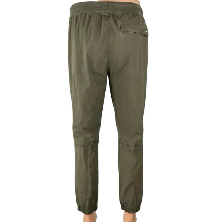 Vuori Ripstop Traveler Men's Green Drawstring Tapered Trousers Jogger Pants 32
