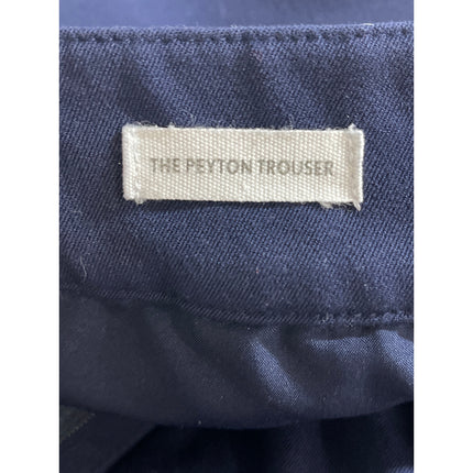 Loft Peyton Women's Blue High Rise Pleated Wide Leg Trousers Dress Pants Sz 12P