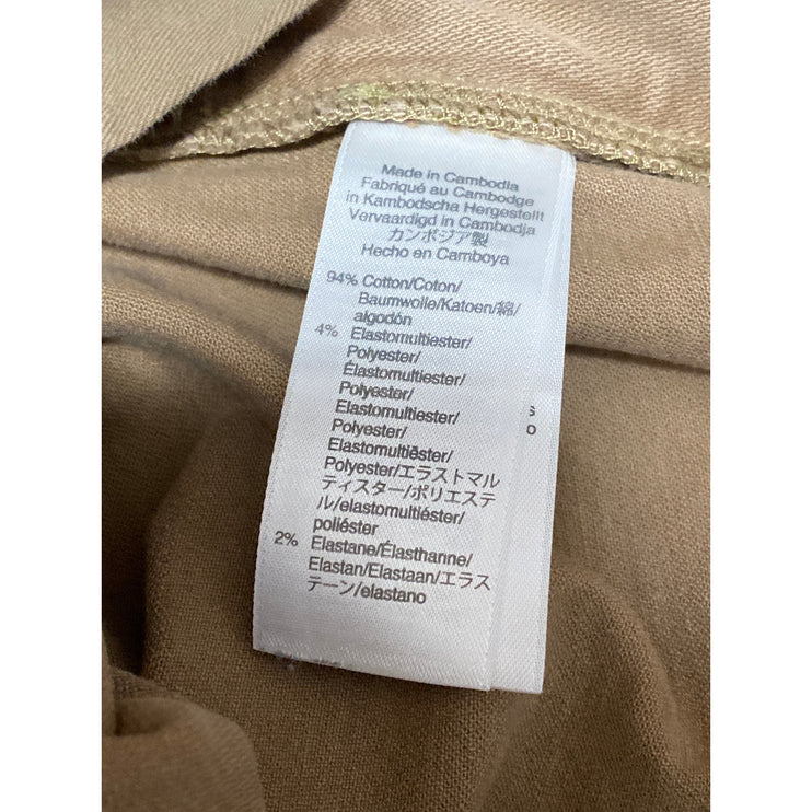 J.Crew 484  Mens Brown Tan High Rise Straight Slim Leg Chino Khaki Pants W33 L30