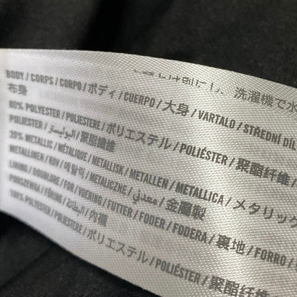 Abercrombie & Fitch Gold Metallic Crinkled Mid Rise Side Zip Mini A-line Skirt S