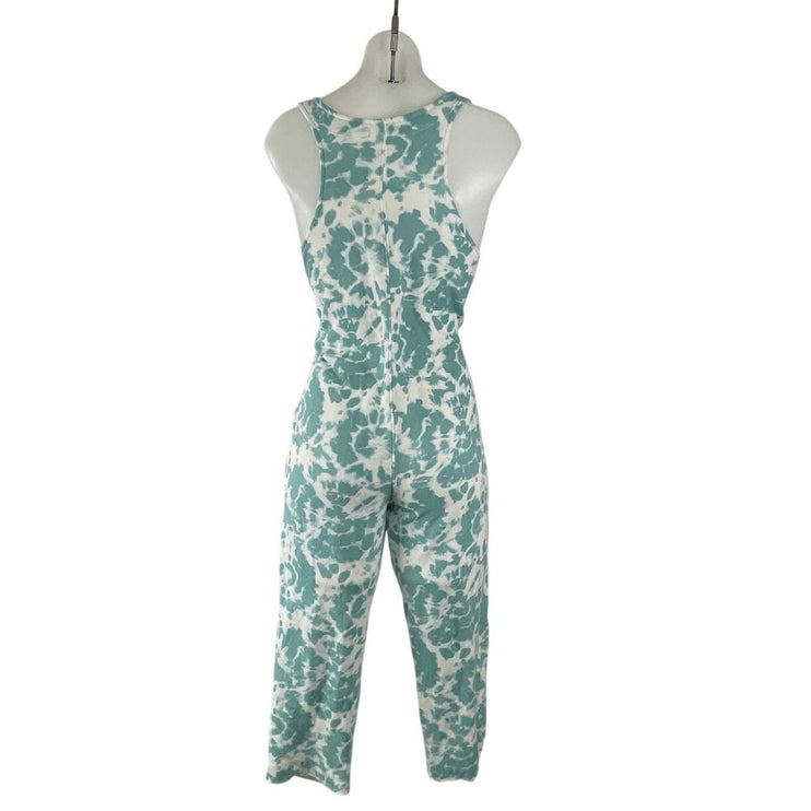 Colsie Tie Dye Fleece Casual Lounge Sleepwear Tank Playsuit Jumpsuit Romper XS